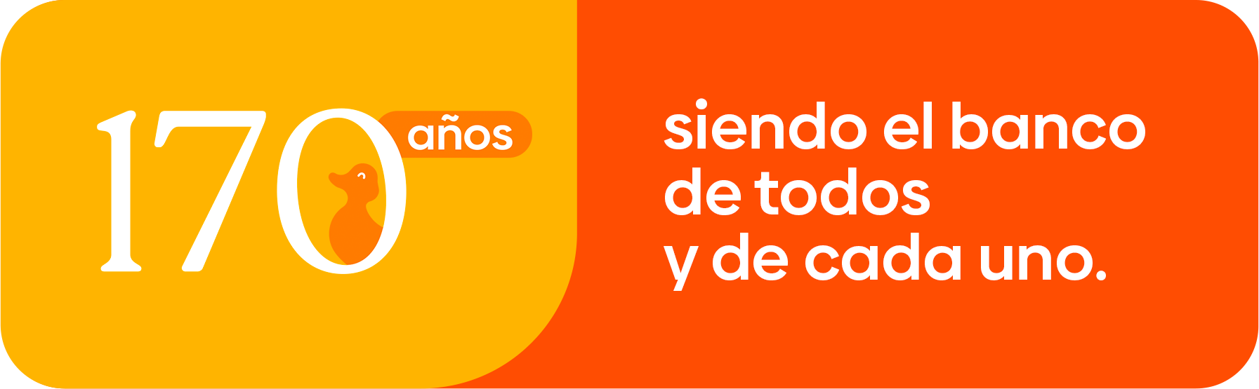 170 años siendo el banco de todos y de cada uno. 170 años siendo el banco de todos y de cada uno.