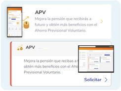 Resumen para contratar APV en la APP y WEB de BancoEstado