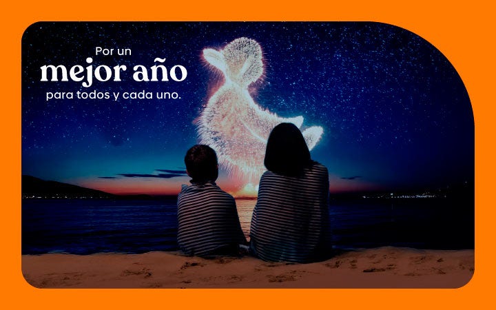 Niños mirando pato de estrellas en el cielo