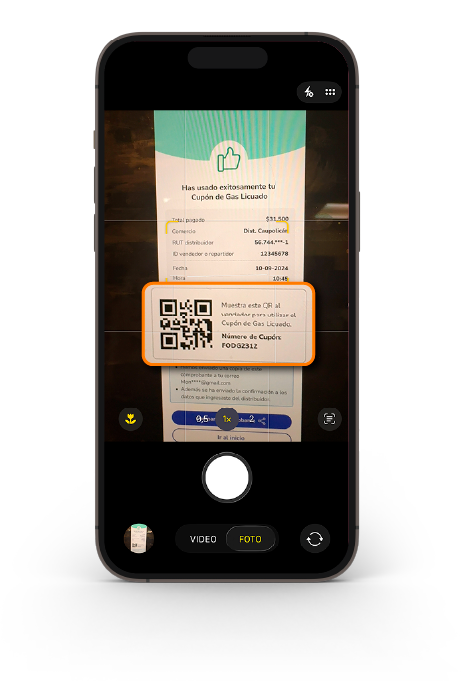Paso 4 escanear código QR