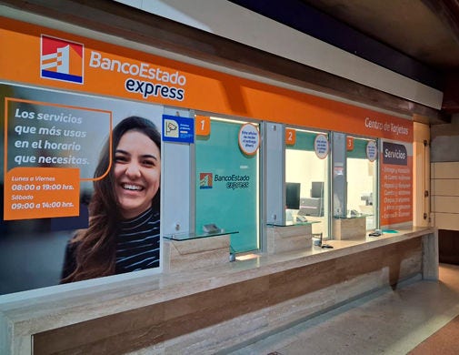 Centro de Tarjetas BancoEstado Express, Metro Plaza Egaña