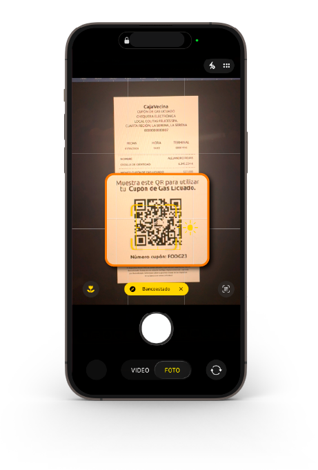 Paso 4 escanear código QR desde la App/web de Bancostado