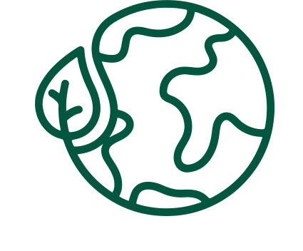 Ilustración del mundo representando la construcción sustentable