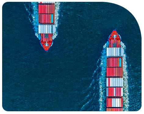Barcos en el mar