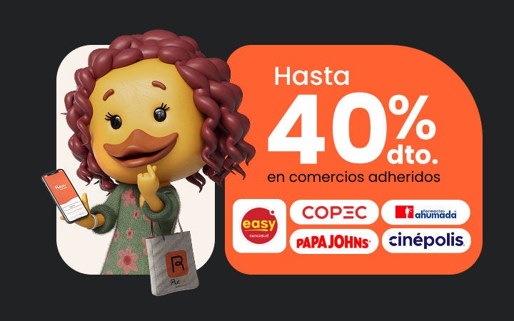 Descuento pagando con App Rutpay