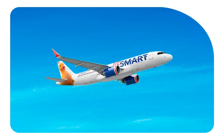 Avión JetSMART volando