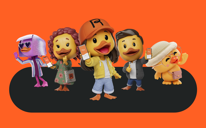 Personajes patos rutpay Personajes patos rutpay