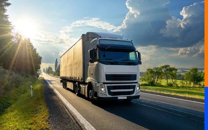Camión en carretera