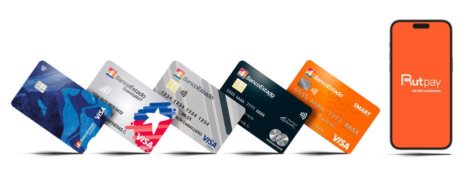 Tarjetas BancoEstado y Rutpay