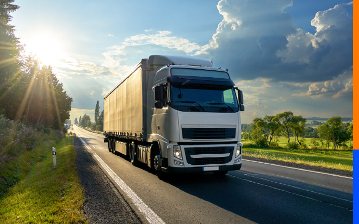 Camión en carretera