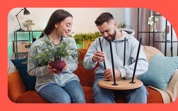 Familia Feliz sonriendo