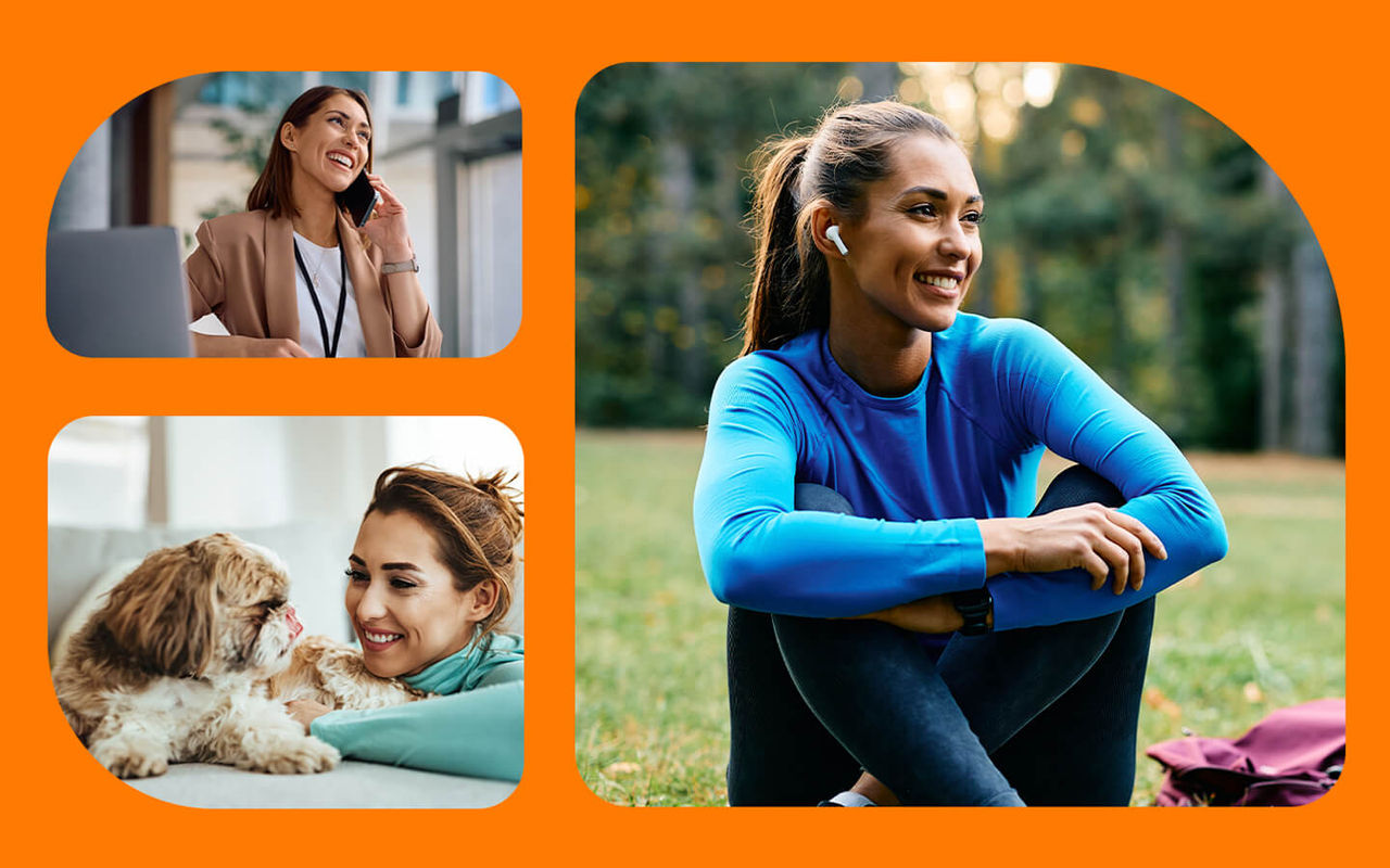 familia riendo acostada en cama