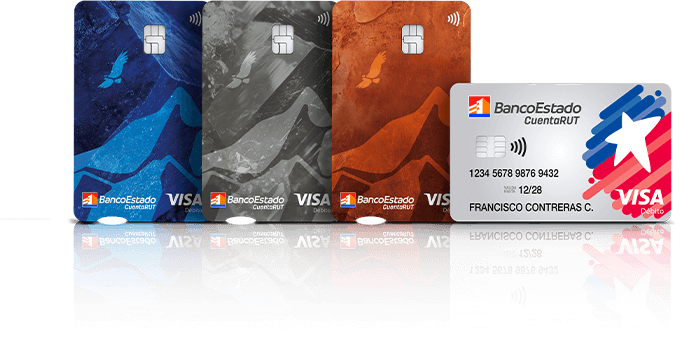 Nuevas tarjetas CuentaRUT BancoEstado
