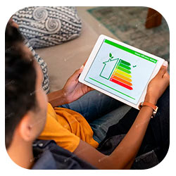 Persona mirando un tablet Persona mirando un tablet