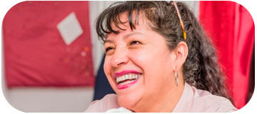 Mujer sonriendo