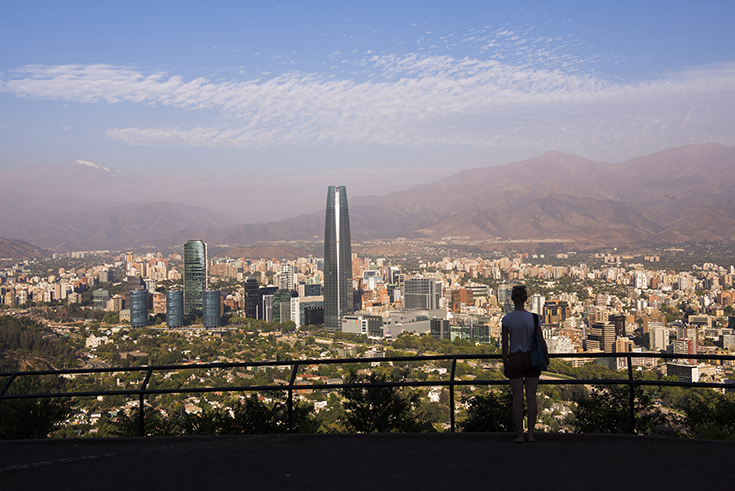 Vista de Santiago  Vista de Santiago