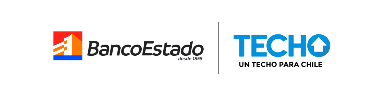 Logo BancoEstado y Un Techo para Chile