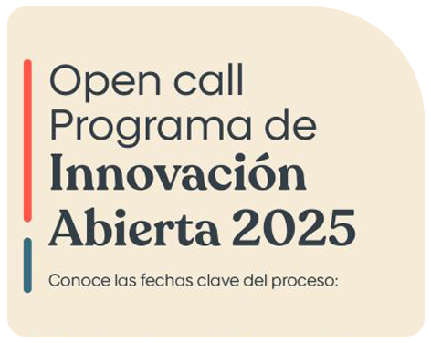 Open call Programa de Innovación abierta 2025