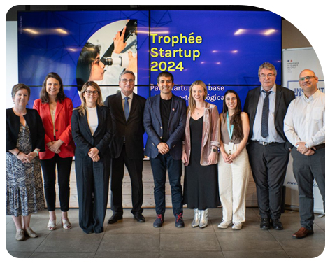 Representantes en concurso Trophée Startups 2024