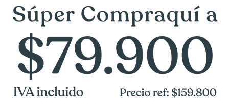 Super Compraquí a $79.900 Iva Incluido.