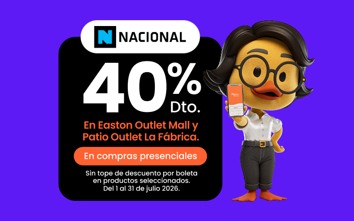 40% de descuento en Nacional Librería en compras presenciales