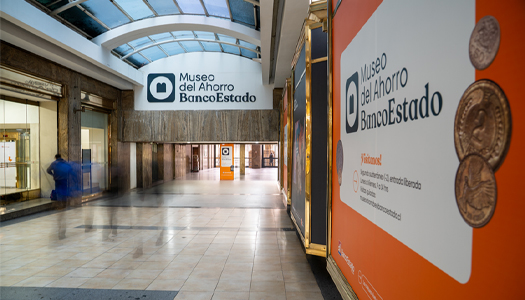 Entrada al Museo del Ahorro BancoEstado en Santiago Centro